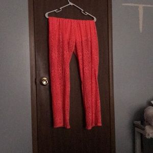 Puffy see through pants/w shorts